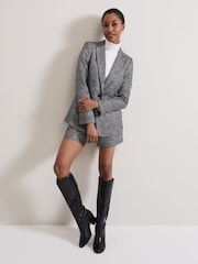Phase Eight Grey Evie Check Blazer - Image 4 of 8