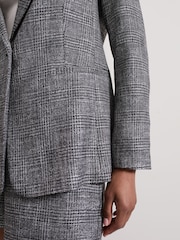 Phase Eight Grey Evie Check Blazer - Image 6 of 8