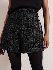 Phase Eight Black Ripley Sparkle Shorts - Image 1 of 4
