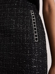 Phase Eight Black Ripley Sparkle Shorts - Image 3 of 4