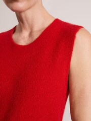 Phase Eight Red Daniella Knitted Tank - Image 6 of 7