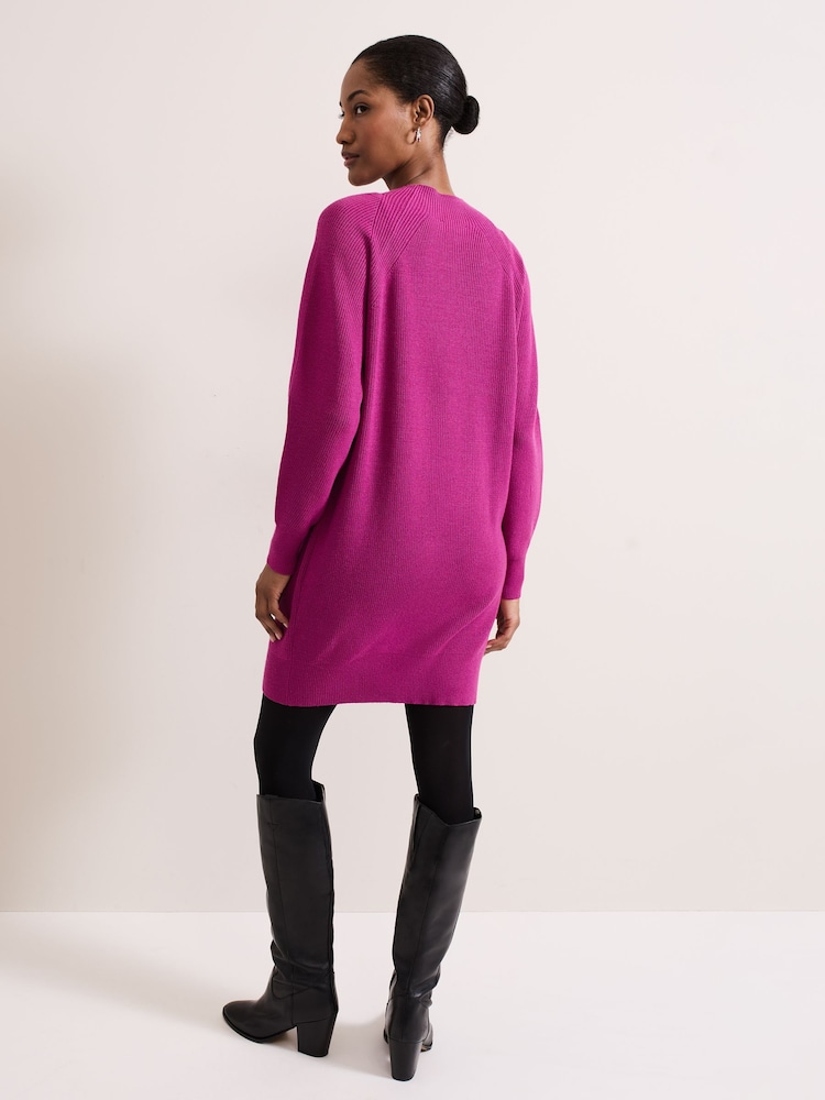 Phase Eight Pink Eliana Jumper Dress - Image 2 of 6
