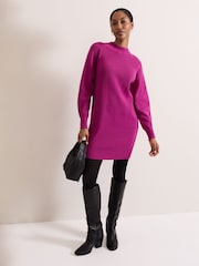 Phase Eight Pink Eliana Jumper Dress - Image 3 of 6