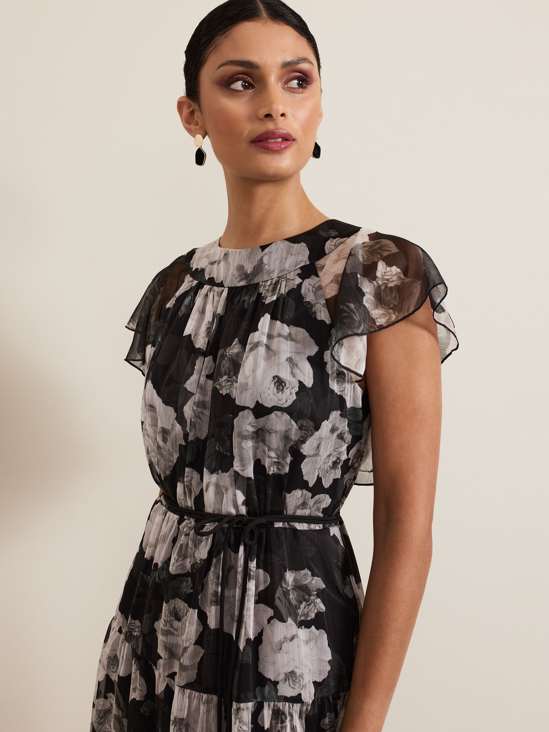 Phase Eight☆Jordine Floral Print Midaxi ワンピース【UK発】 Petite Jordine Floral Print Midaxi Dress | Phase Eight UK |