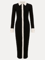 Phase Eight Black Jennifer Tube Shirt Dress - Image 2 of 4