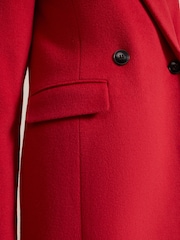 Phase Eight Red Skye Double Breasted Midaxi Wool Coat - Image 6 of 8