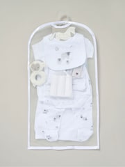 Rock-A-Bye Baby Boutique Pink 100% Cotton Print Gift Set 10 Piece - Image 2 of 6