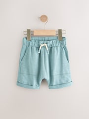 Charcoal Grey/Blue/Tan Brown Lightweight Jersey Shorts 3 Pack (3mths-7yrs) - Image 2 of 7