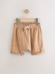 Charcoal Grey/Blue/Tan Brown Lightweight Jersey Shorts 3 Pack (3mths-7yrs) - Image 4 of 7