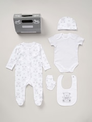 Rock-A-Bye Baby Boutique 100% Cotton 5 Piece Gift Set - Image 1 of 6