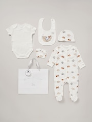 Rock-A-Bye Baby Boutique 100% Cotton 5 Piece Gift Set - Image 1 of 6