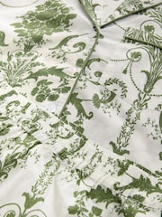 Laura Ashley Green 100% Cotton Josette Short Set Button Through Pyjamas - Image 11 of 12