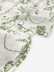 Laura Ashley Green 100% Cotton Josette Short Set Button Through Pyjamas - Image 12 of 12