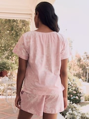 Laura Ashley 100% Cotton Josette Short Pyjamas - صورة 3 من 5