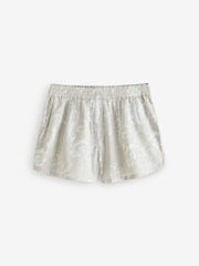 neutre - Laura Ashley pyjama court boutonné 100coton Josette - Image 7 de 10