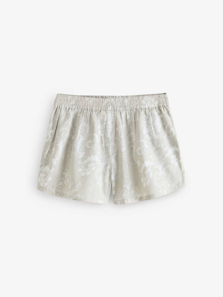 neutre - Laura Ashley pyjama court boutonné 100coton Josette - Image 7 of 10