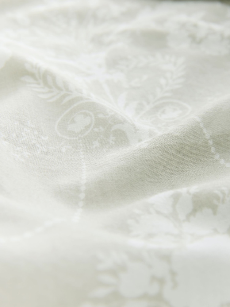 neutre - Laura Ashley pyjama court boutonné 100coton Josette - Image 8 of 10