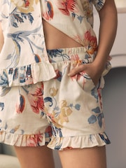 حزمة بيجامة شورت منسوجة قطن 100% من Laura Ashley - صورة 4 من 8
