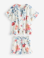 حزمة بيجامة شورت منسوجة قطن 100% من Laura Ashley - صورة 6 من 8