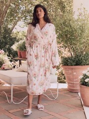 Laura Ashley Yellow Amelie Stripe Robe - Image 1 of 5