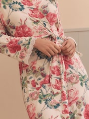 Laura Ashley Pink Peony Robe - Image 4 of 4