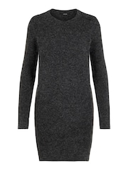 VERO MODA Black Soft Touch Round Neck Knitted Jumper Dress - Image 5 of 5
