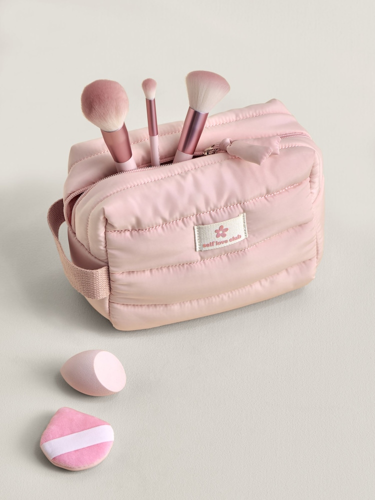 Pink Padded Makeup Bag - Image 2 of 4