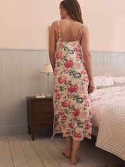 Laura Ashley Pink Peony Slip Dress - Image 2 of 5