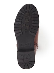 Pavers Brown Extra Wide Fit Extra Wide Fit Buckle Detail Ankle Boots - Image 5 of 5