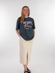 Supacult Grey Pink Floyd Pop Prism Women Stone Black Washed Music T-Shirt - Image 1 of 3
