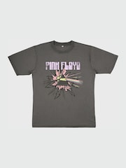 Supacult Grey Pink Floyd Pop Prism Women Stone Black Washed Music T-Shirt - Image 2 of 3