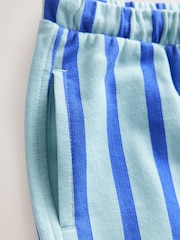 Turquoise Blue Patterned Singles Shorts (3mths-7yrs) - Image 5 of 6