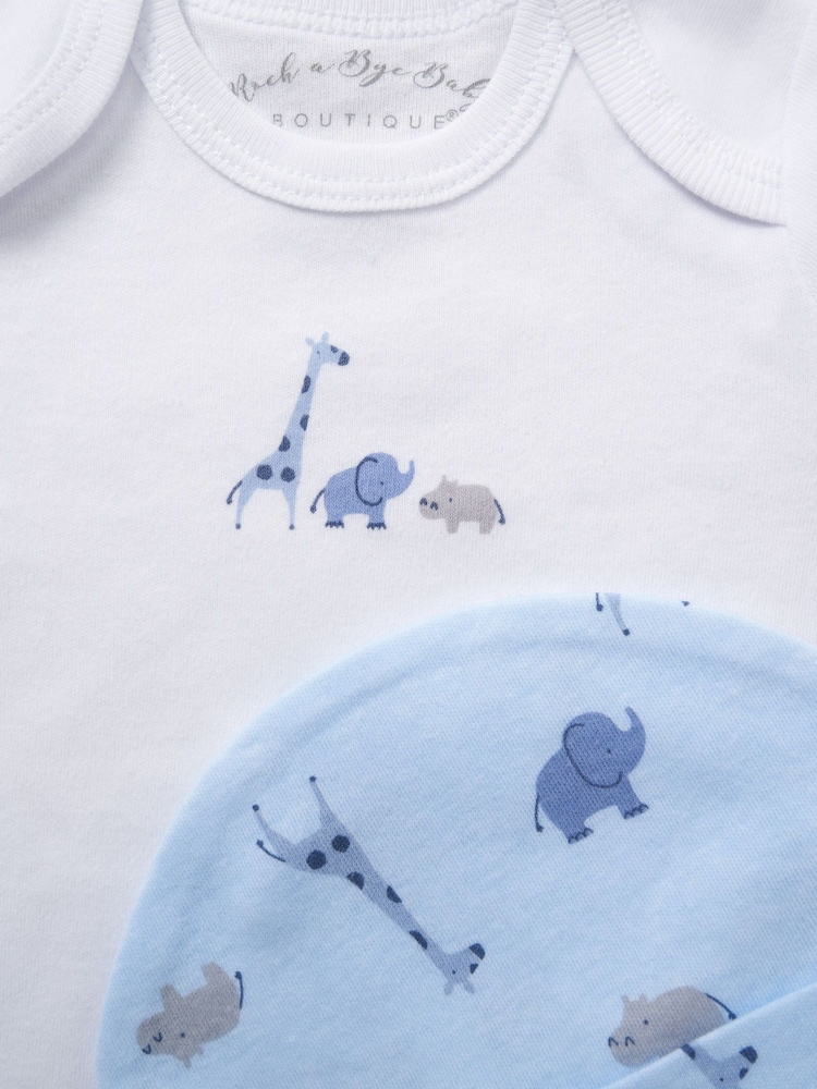 Rock-A-Bye Baby Boutique 100% Cotton 5 Piece Gift Set - Image 2 of 6