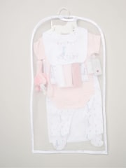 Rock-A-Bye Baby Boutique Pink 100% Cotton Print Gift Set 10 Piece - Image 2 of 6