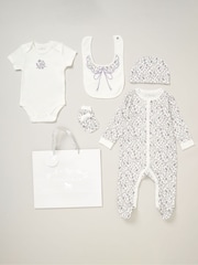 Rock-A-Bye Baby Boutique 100% Cotton 5 Piece Gift Set - Image 1 of 6