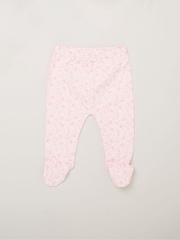 Rock-A-Bye Baby Boutique Pink 100% Cotton Print Gift Set 10 Piece - Image 4 of 6