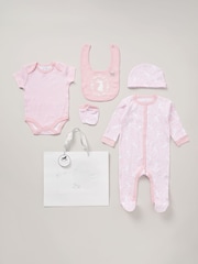 Rock-A-Bye Baby Boutique 100% Cotton 5 Piece Gift Set - Image 1 of 6