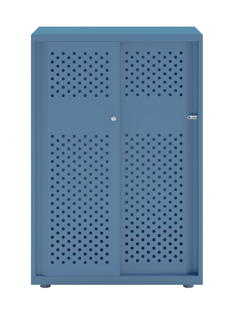 Bisley Blue Glide Cabinet with Sliding Door Large Wide - Image 2 of 3