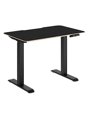 Bisley Black Adjustable Height Desk With Perfect Sense Standard Desktop - Image 3 of 3