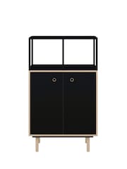 Bisley Black Bridge Tall Sideboard - Image 2 of 3