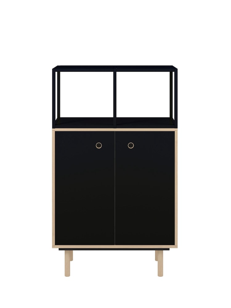 Bisley Black Bridge Tall Sideboard - Image 2 of 3