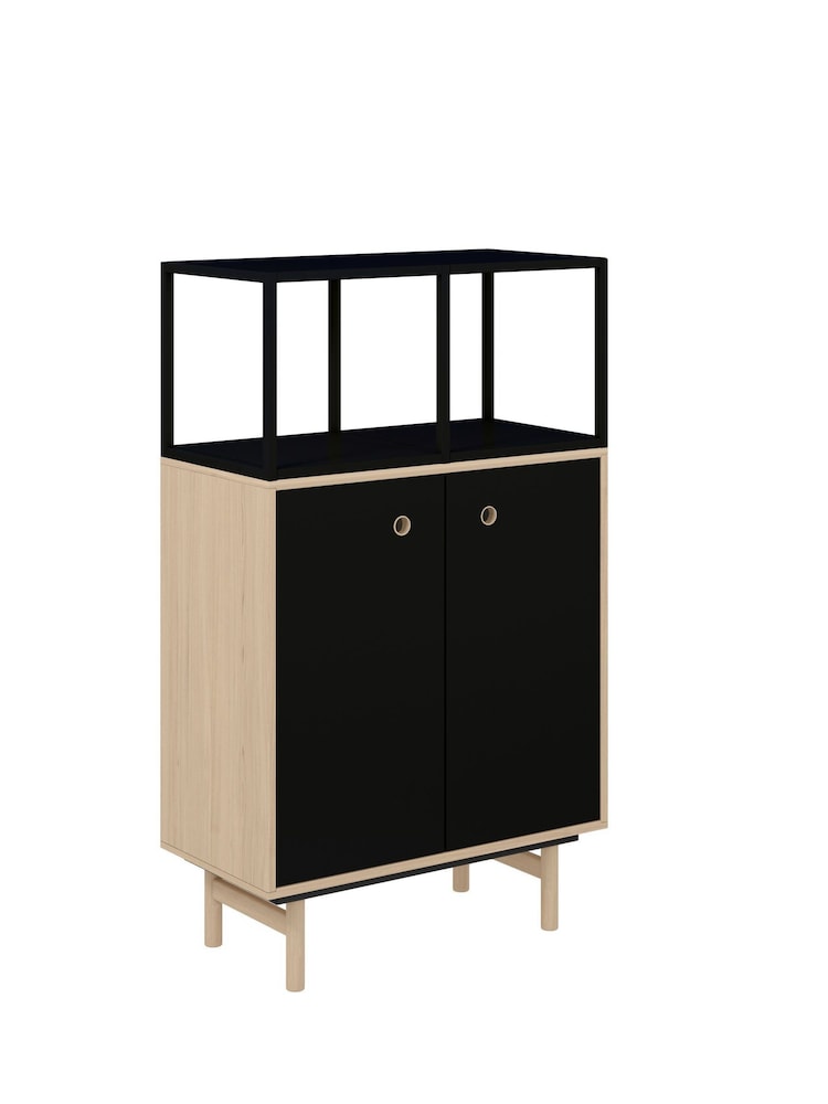 Bisley Black Bridge Tall Sideboard - Image 3 of 3