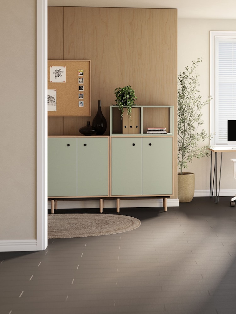 Bisley Green Bridge Tall Sideboard - Image 1 of 3