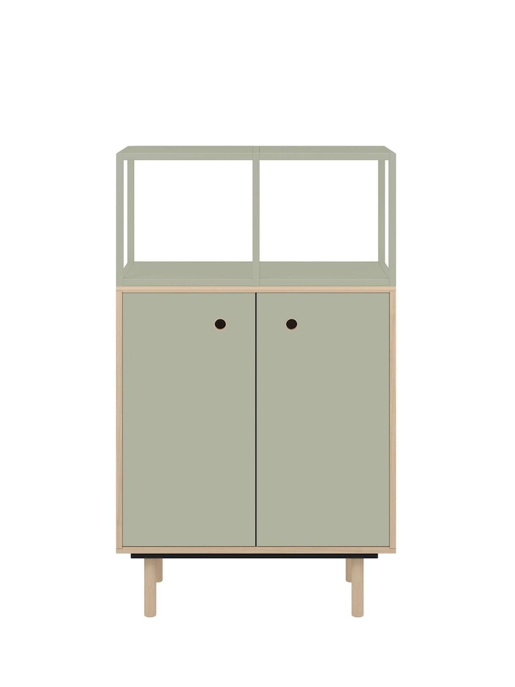 Bisley Green Bridge Tall Sideboard - Image 2 of 3