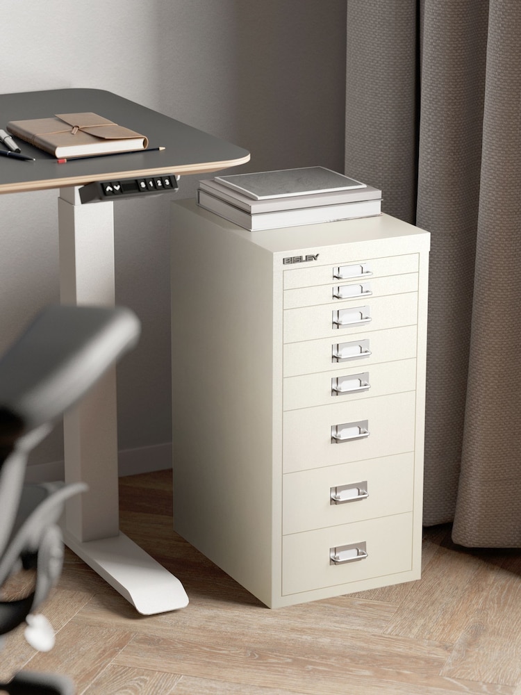 Bisley White MultiDrawer A4 Filing Cabinet - Image 1 of 3