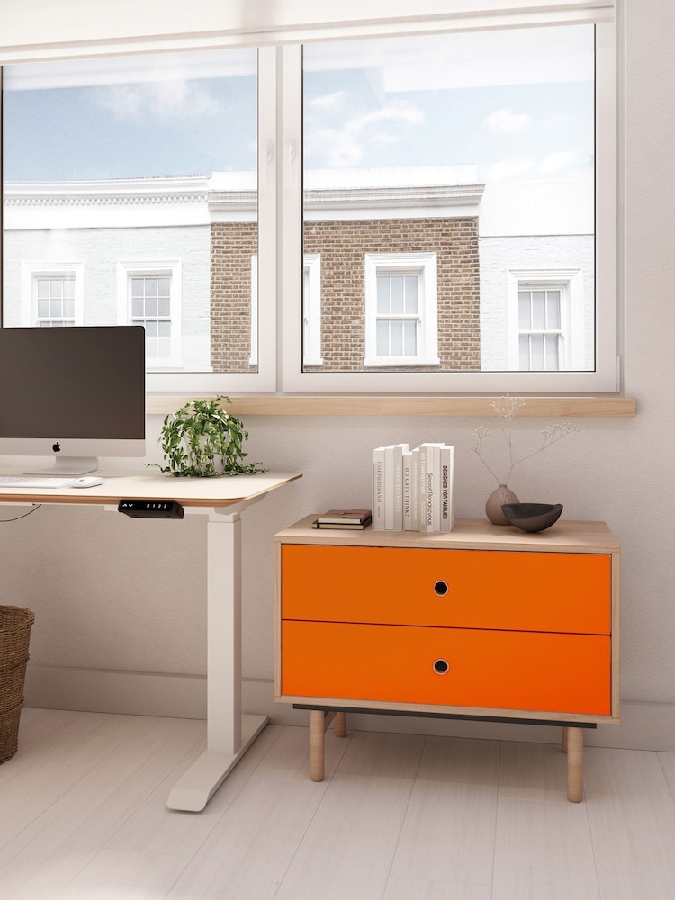 Bisley Orange Bridge Small Sideboard - Image 1 of 3