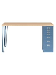 Bisley Blue MultiDesk With Filing Large Cabinet - Image 3 of 3