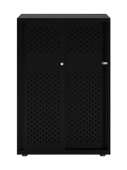 Bisley Black Glide Cabinet with Sliding Door Large Wide - Image 2 of 3