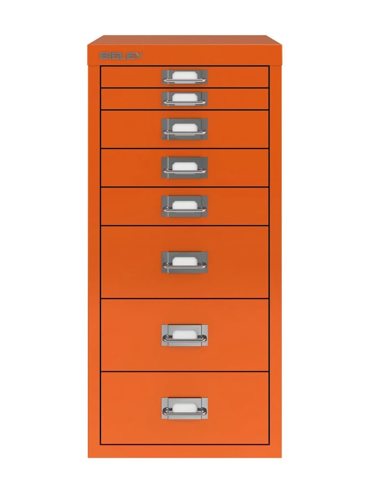Bisley Orange MultiDrawer A4 Filing Cabinet - Image 2 of 3
