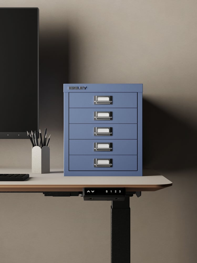 Bisley Blue MultiDrawer A4 Filing Small Cabinet - Image 1 of 3